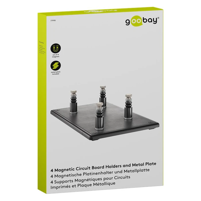 Goobay Magnetic Circuit Board Holders Metal Plate 77998