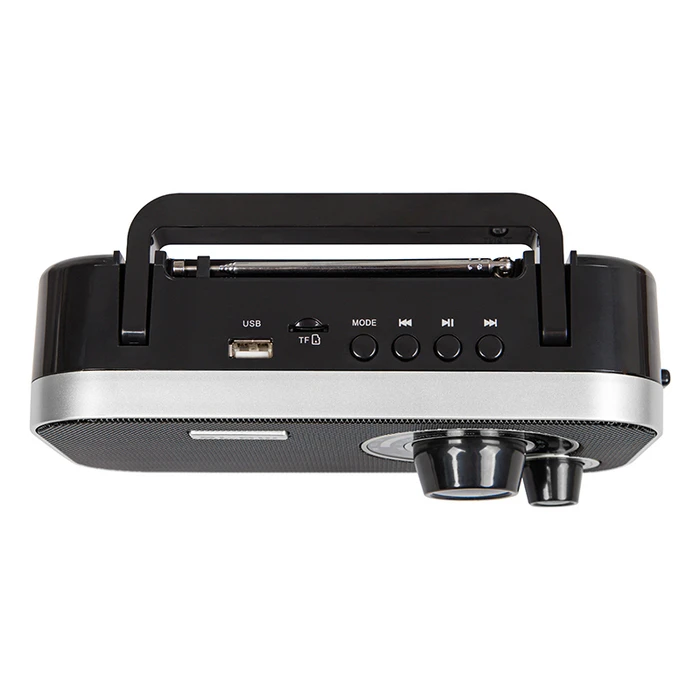 BLOW RA12 Portable Analog AM/FM Radio - Black/Silver