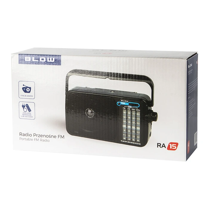 Portable Analog AM/FM Radio BLOW RA15 (DM-77-553)