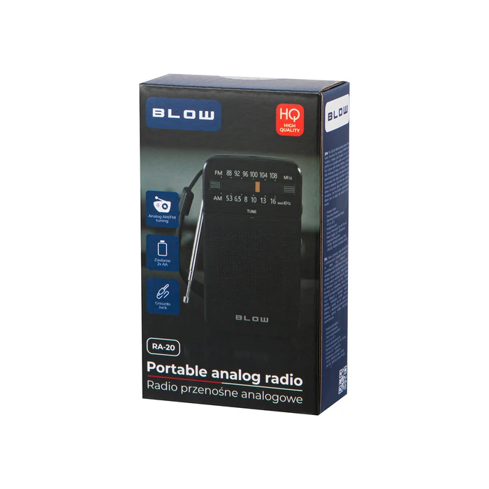 Portable Analog AM/FM Radio BLOW RA20