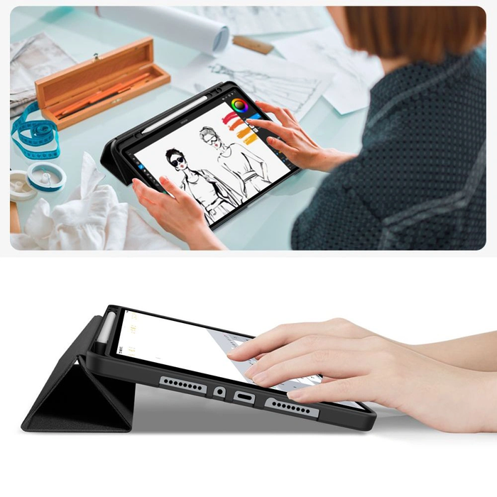Tech-Protect SmartCase Pen Xiaomi Poco Pad M1 / Redmi Pad 2 Pro 12.1 Black