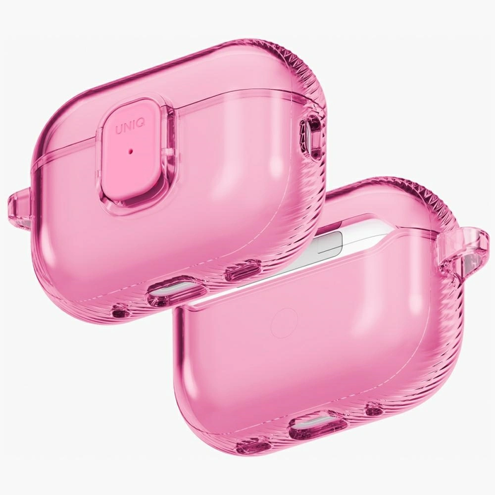 UNIQ Glase Pro Apple AirPods Pro 3 Lock Case pink