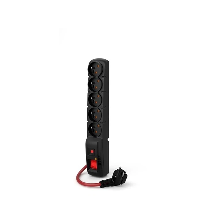 Πολύπριζο Ασφαλείας Acar F5 Power 16a (5 Sockets) Black