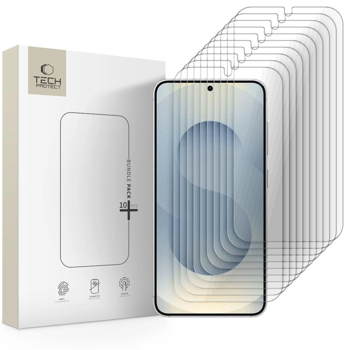 Tech-Protect Bundle Glass Samsung Galaxy S24 / S25 Clear [10 PACK]