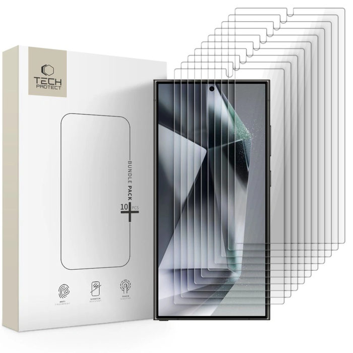 Tech-Protect Bundle Glass Samsung Galaxy S24 Ultra Clear [10 PACK]