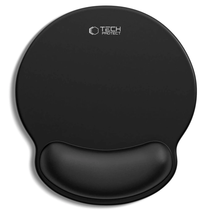 Tech-Protect A200 Mouse Pad With Gel Wrist Rest 25x22.5cm Black