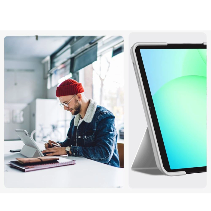 Etui Tech-Protect SmartCase for Samsung Galaxy Tab A9+ / A11+ Plus 11.0 X210 / X215 / X216 / X230 / X235 / X236 Grey