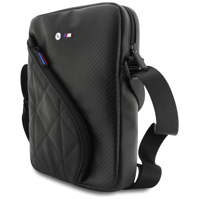 BMW Carbon Pockets&Metal Logo Bag 10" black