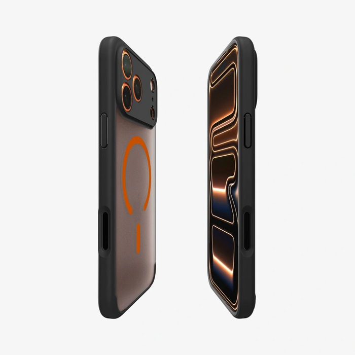 Spigen Ultra Hybrid Mag MagSafe Apple iPhone 17 Pro Max Frost Black/orange