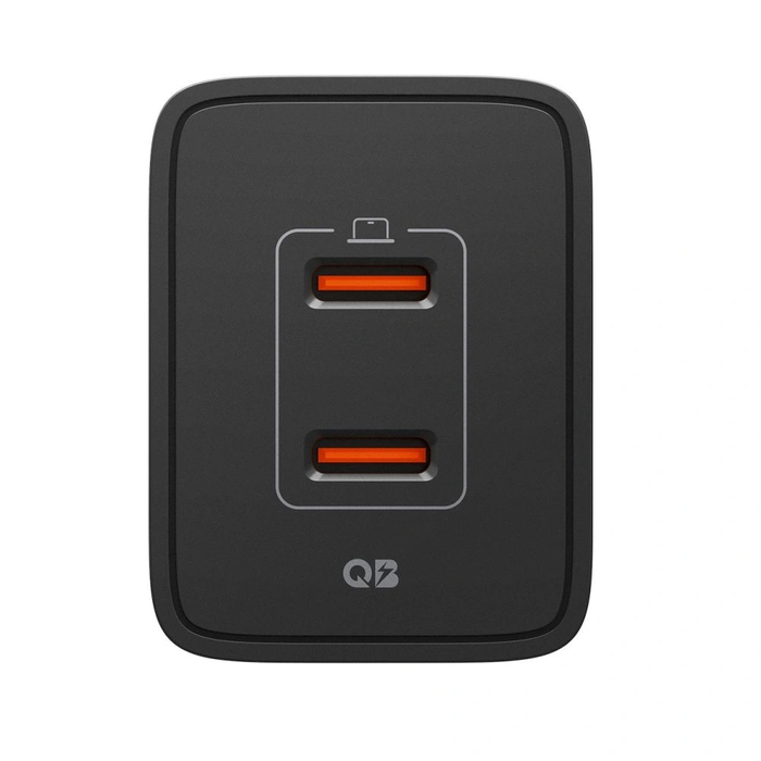 Spigen Essential EE472EU 2xUSB-C Network Charger 47W Black