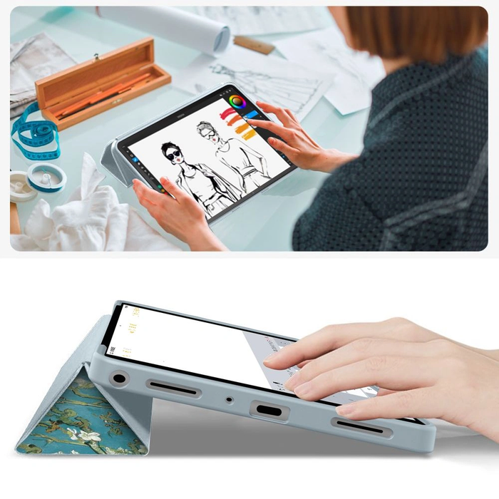 Tech-Protect SmartCase Samsung Galaxy Tab A9+ / A11+ Plus 11.0 X210 / X215 / X216 / X230 / X235 / X236 Sakura