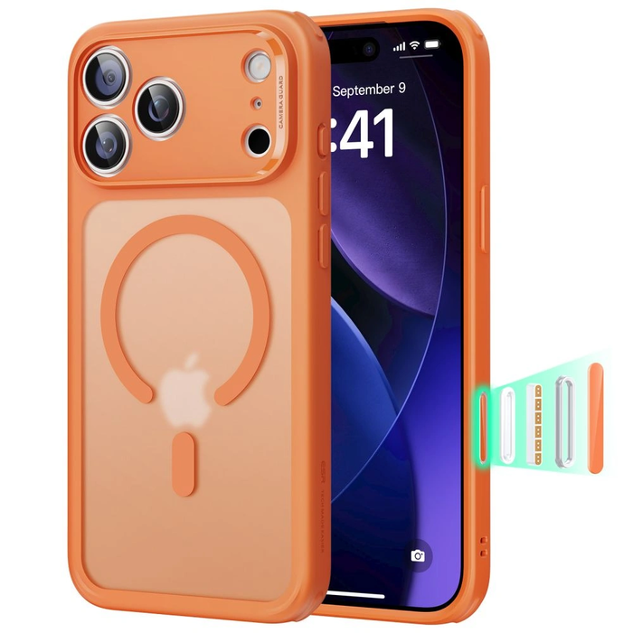 ESR Classic Hybrid MagSafe Apple iPhone 17 Pro Max Frosted Orange