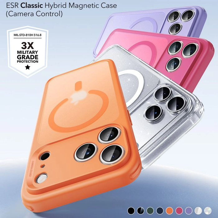 ESR Classic Hybrid MagSafe Apple iPhone 17 Pro Max Frosted Orange