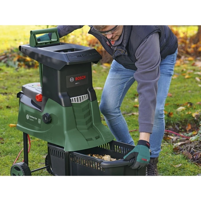 Bosch AXT 25 TC Θρυμματιστής Κλαδιών Ηλεκτρικός με Κάδο 2500W