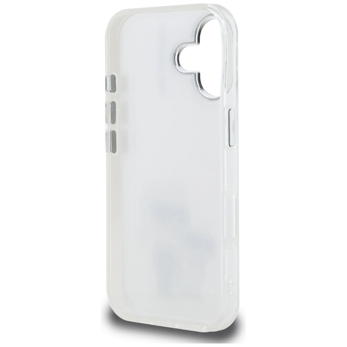 Karl Lagerfeld IML Aquarelle Karl & Choupette & Logo Apple iPhone 16 white