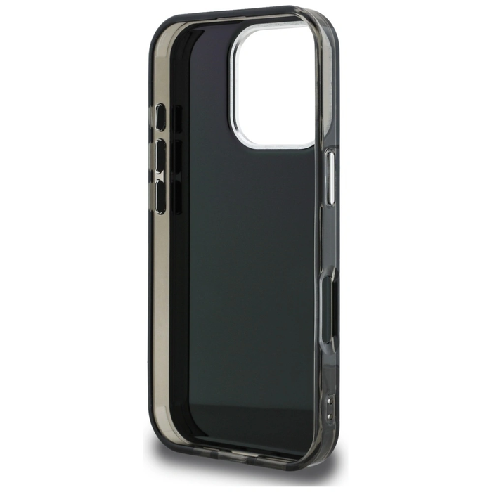 Karl Lagerfeld IML Aquarelle Karl & Choupette & Logo Apple iPhone 16 Pro black