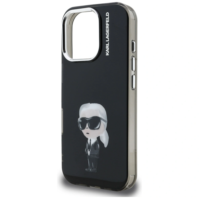 Karl Lagerfeld IML Aquarelle Karl & Logo MagSafe Apple iPhone 16 Pro Max black