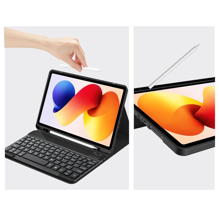 Tech-Protect SmartCase Pen + Keyboard Xiaomi Poco Pad M1 / Redmi Pad 2 Pro 12.1 Black