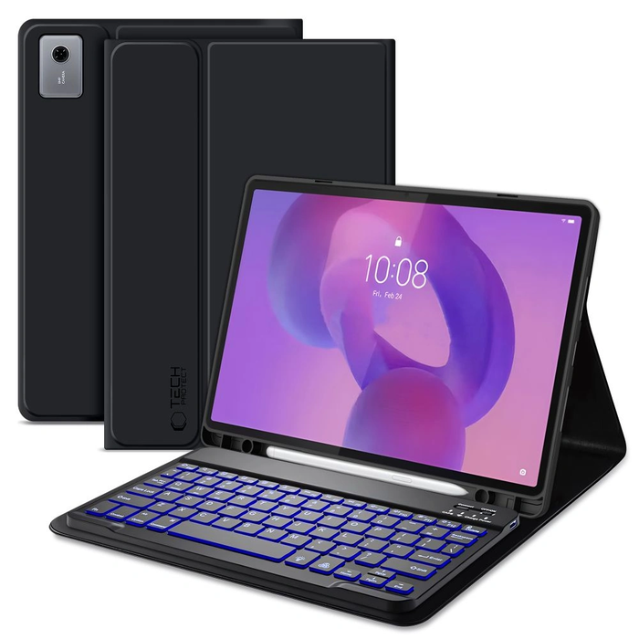 Tech-Protect SmartCase Pen + Keyboard Lenovo Idea Tab Plus 12.1 TB-361 Black
