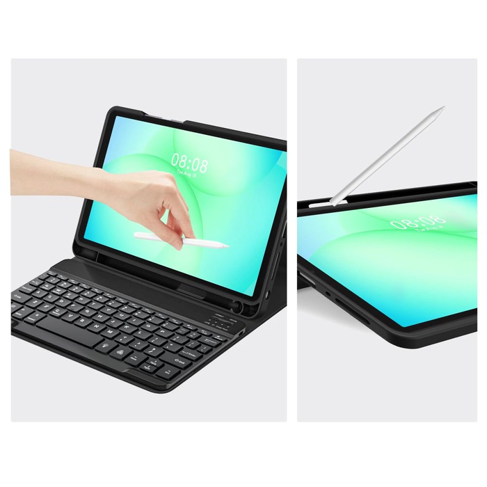 Tech-Protect SmartCase Pen + Keyboard Samsung Galaxy Tab A9+ / A11+ Plus 11.0 X210 / X215 / X216 / X230 / X235 / X236 Black