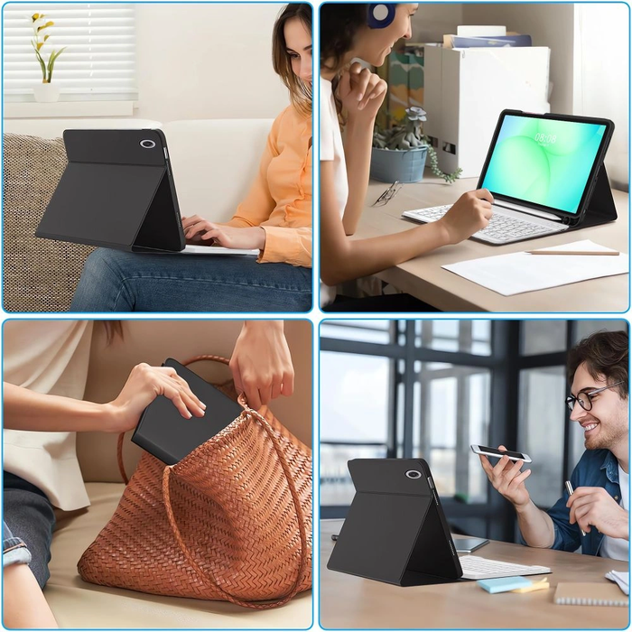 Tech-Protect SmartCase Pen + Keyboard Samsung Galaxy Tab A9+ / A11+ Plus 11.0 X210 / X215 / X216 / X230 / X235 / X236 Black