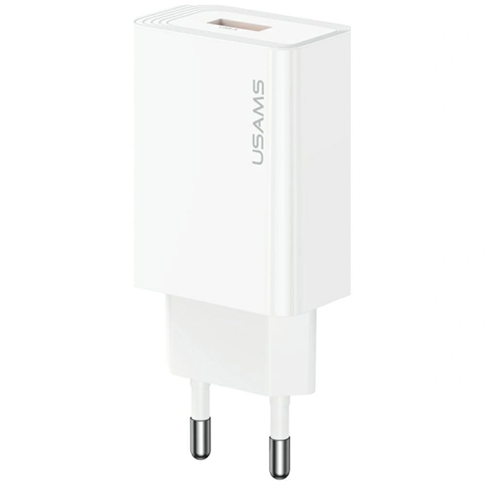 USAMS T69 10.5W 2.1A USB-A Wall Charger White