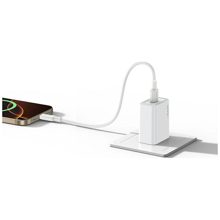 USAMS T69 10.5W 2.1A USB-A Wall Charger White