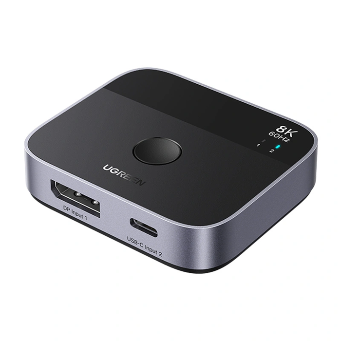 UGREEN AW701 DisplayPort to USB-C Adapter, 2-in-1 Switch Out