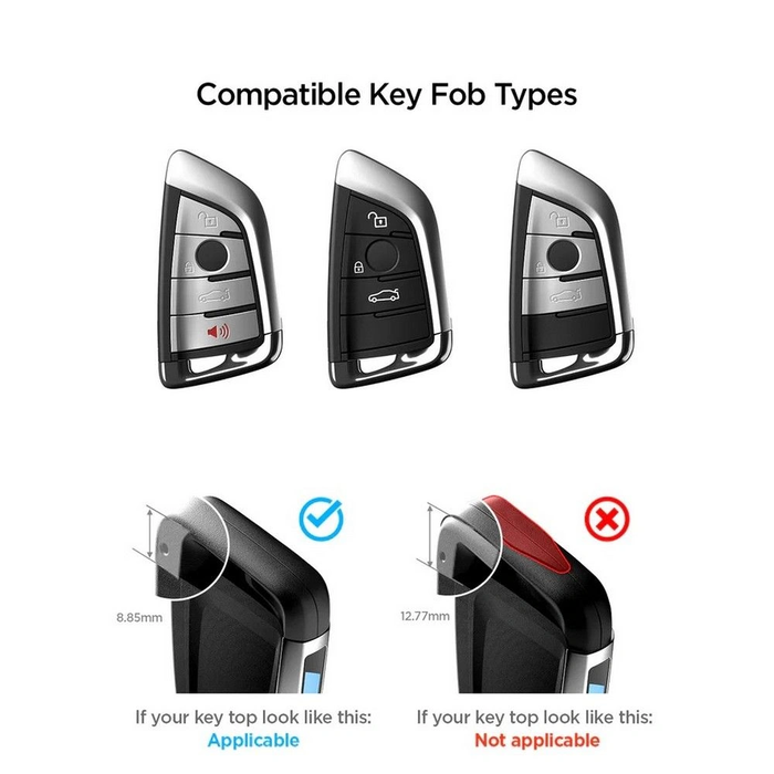 Spigen BB100 Bmw Key Fob Case Black