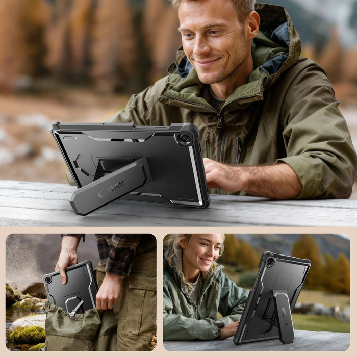 Tech-Protect Kevlar Pro Samsung Galaxy Tab A9+ / A11+ Plus 11.0 X210 / X215 / X216 / X230 / X235 / X236 Black