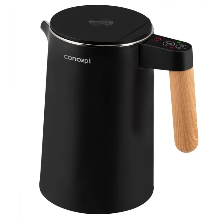 Βραστήρας Concept 1,5l Double Wall Black Rk3301