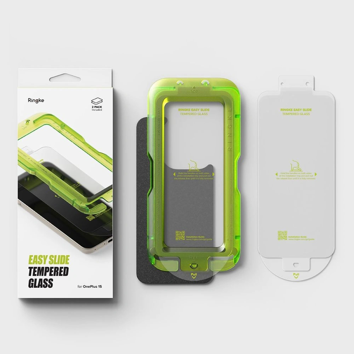 Ringke Easy Slide OnePlus 15 Clear [2 PACK]