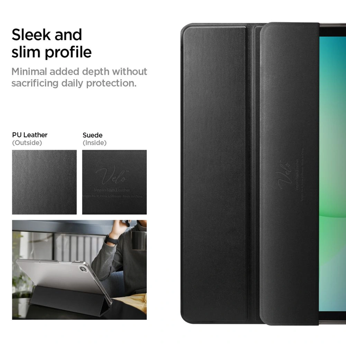 Spigen Smart Fold Samsung Galaxy Tab A9+ Plus / A11+ Plus 11.0 X210 / X215 / X216 / X230 / X235 / X236 Black