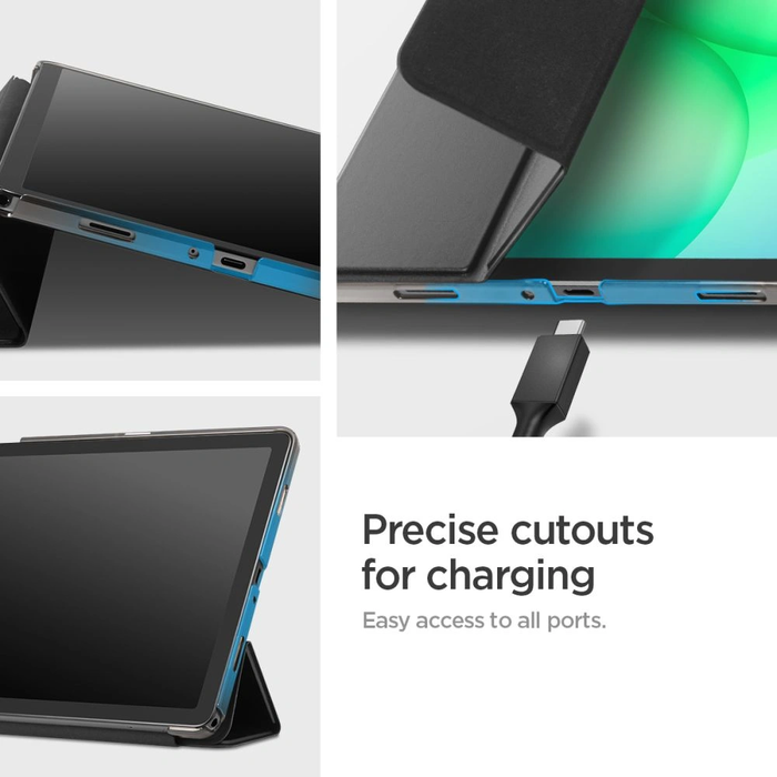 Spigen Smart Fold Samsung Galaxy Tab A9+ Plus / A11+ Plus 11.0 X210 / X215 / X216 / X230 / X235 / X236 Black