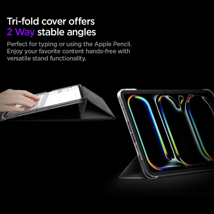 Spigen Liquid Air Folio Apple iPad Pro 11” 2024/2025 Black