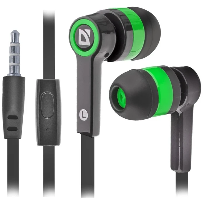 Handsfree Ακουστικά Defender Wired PULSE 420 Black-Green