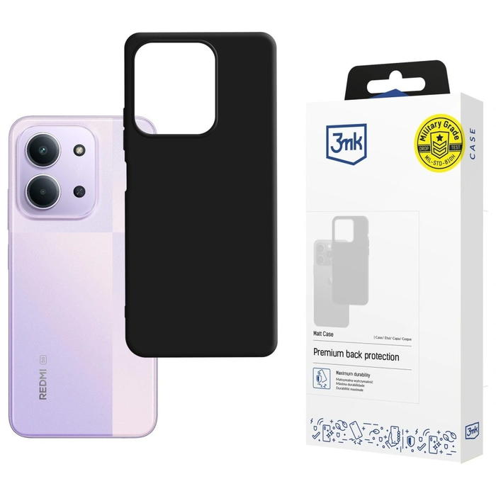 Etui 3MK Matt Case for Redmi 15C 4G/5G Black