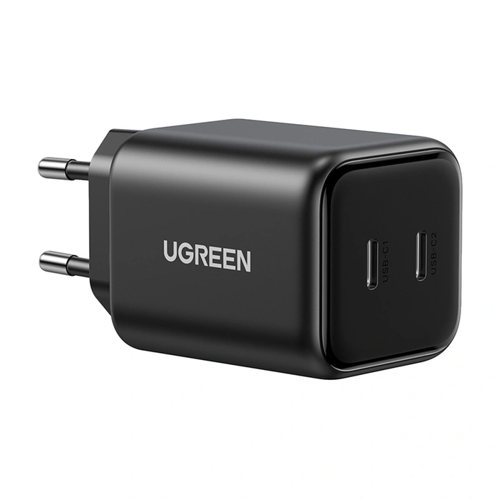 UGREEN Dual Charger 2xUSB-C GaN 45W X526 (black)