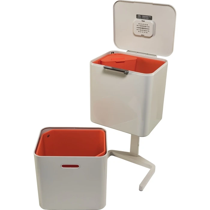 Joseph Joseph Totem Max Recycling Bin Plastic White 60L