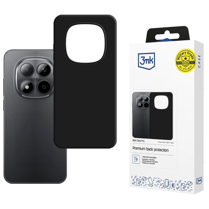 3MK Matt Case Pro Redmi Note 15 Pro black