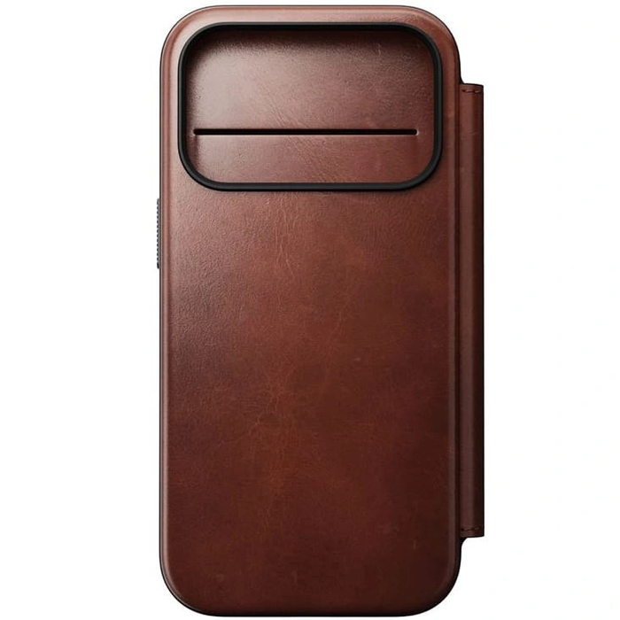 NOMAD Modern Leather Folio Apple iPhone 17 Pro MagSafe, Horween leather (olde dublin)