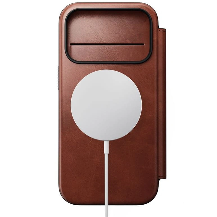 NOMAD Modern Leather Folio Apple iPhone 17 Pro MagSafe, Horween leather (olde dublin)