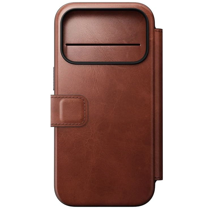 NOMAD Modern Leather Folio Apple iPhone 17 Pro MagSafe, Horween leather (olde dublin)