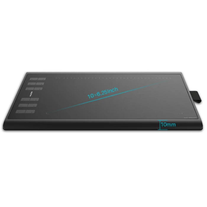 Ταμπλέτα Σχεδίασης HUION H1060P 5080 lpi 250 x 160 mm USB Black