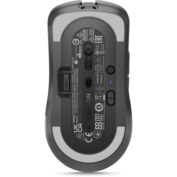 Lenovo Legion M600s Qi Ασύρματο RGB Gaming Ποντίκι 19000 DPI - Storm Grey