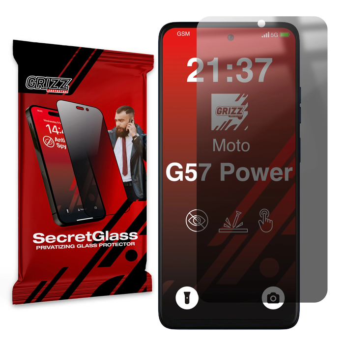 GrizzGlass SecretGlass Motorola Moto G57 Power