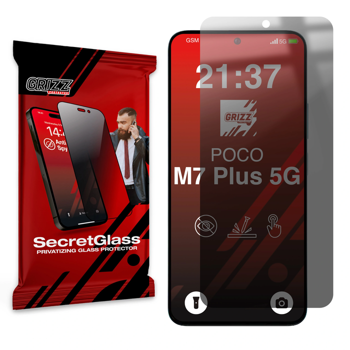 GrizzGlass SecretGlass Xiaomi POCO M7 Plus 5G