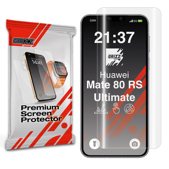 GrizzGlass Hydrofilm Huawei Mate 80 RS Ultimate