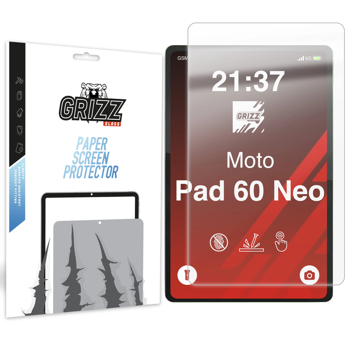 GrizzGlass PaperScreen Motorola Moto Pad 60 Neo