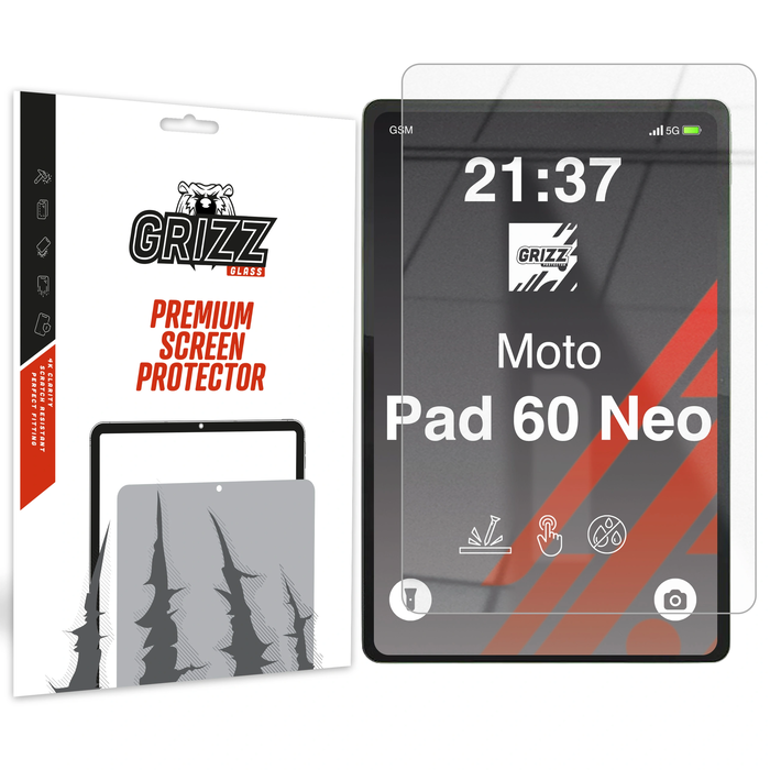 GrizzGlass HybridGlass Motorola Moto Pad 60 Neo